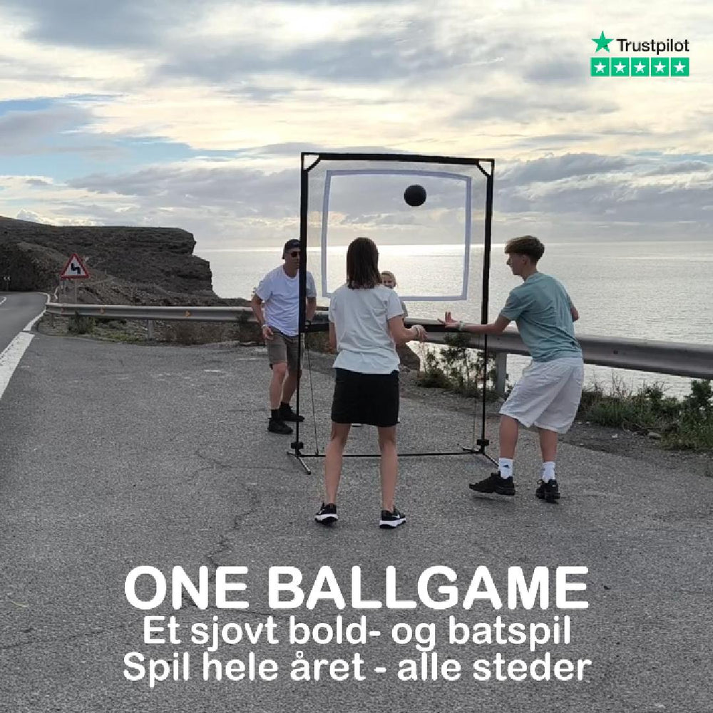 One Ballgame – net- og batspil i ét mobilt spillesæt
